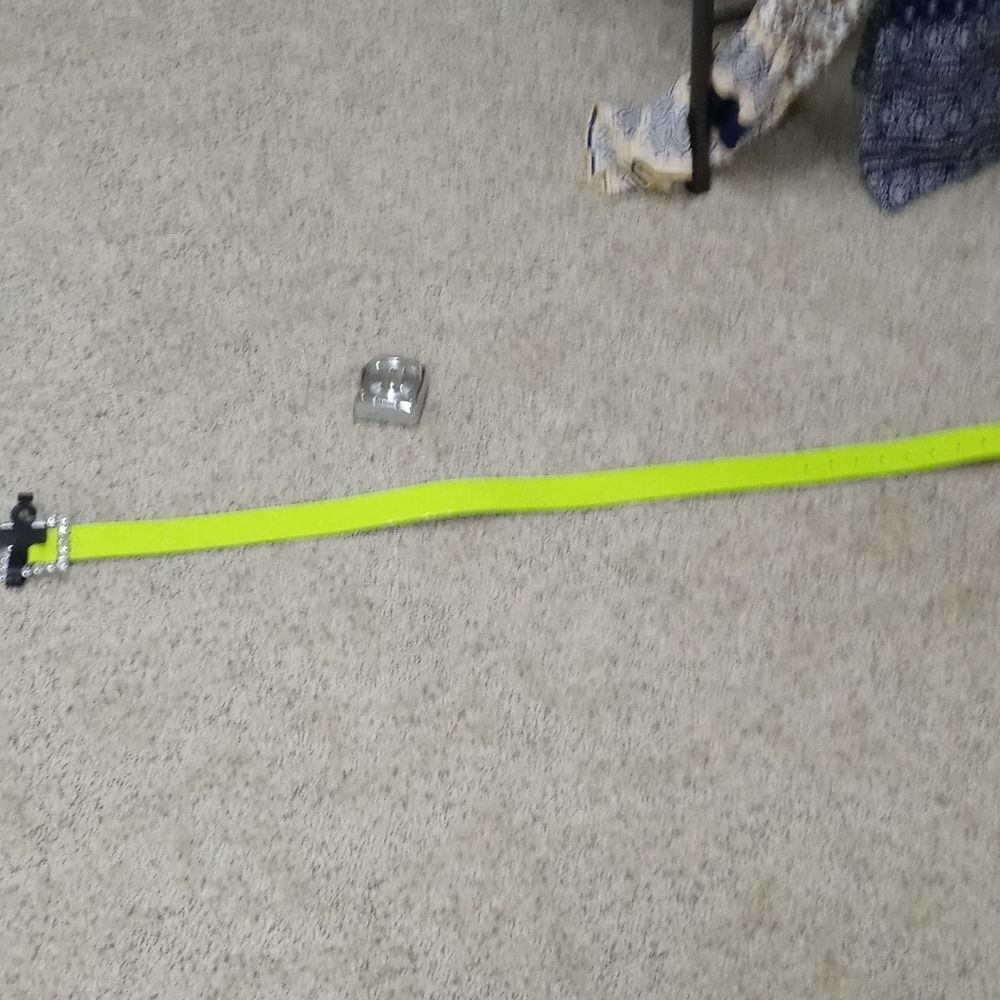 Neon green belt by Callie lives